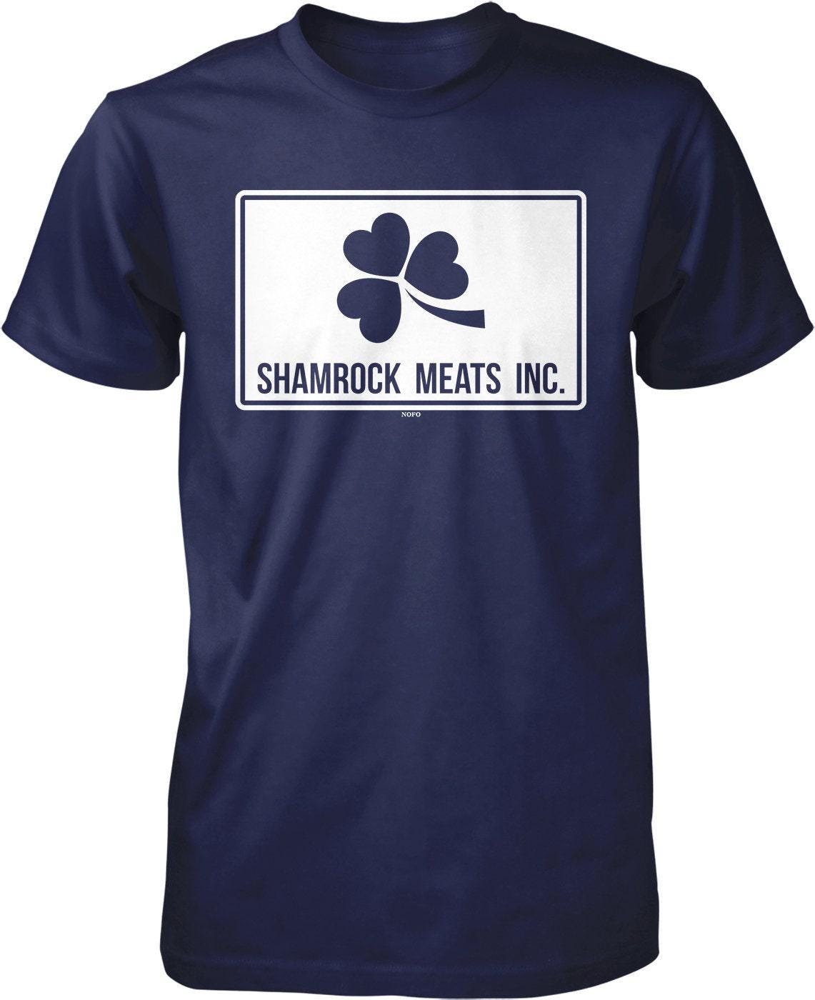 Men's T-Shirt | Shamrock Meats Inc Durable Philly Culture Shirt - Cotton Tee
