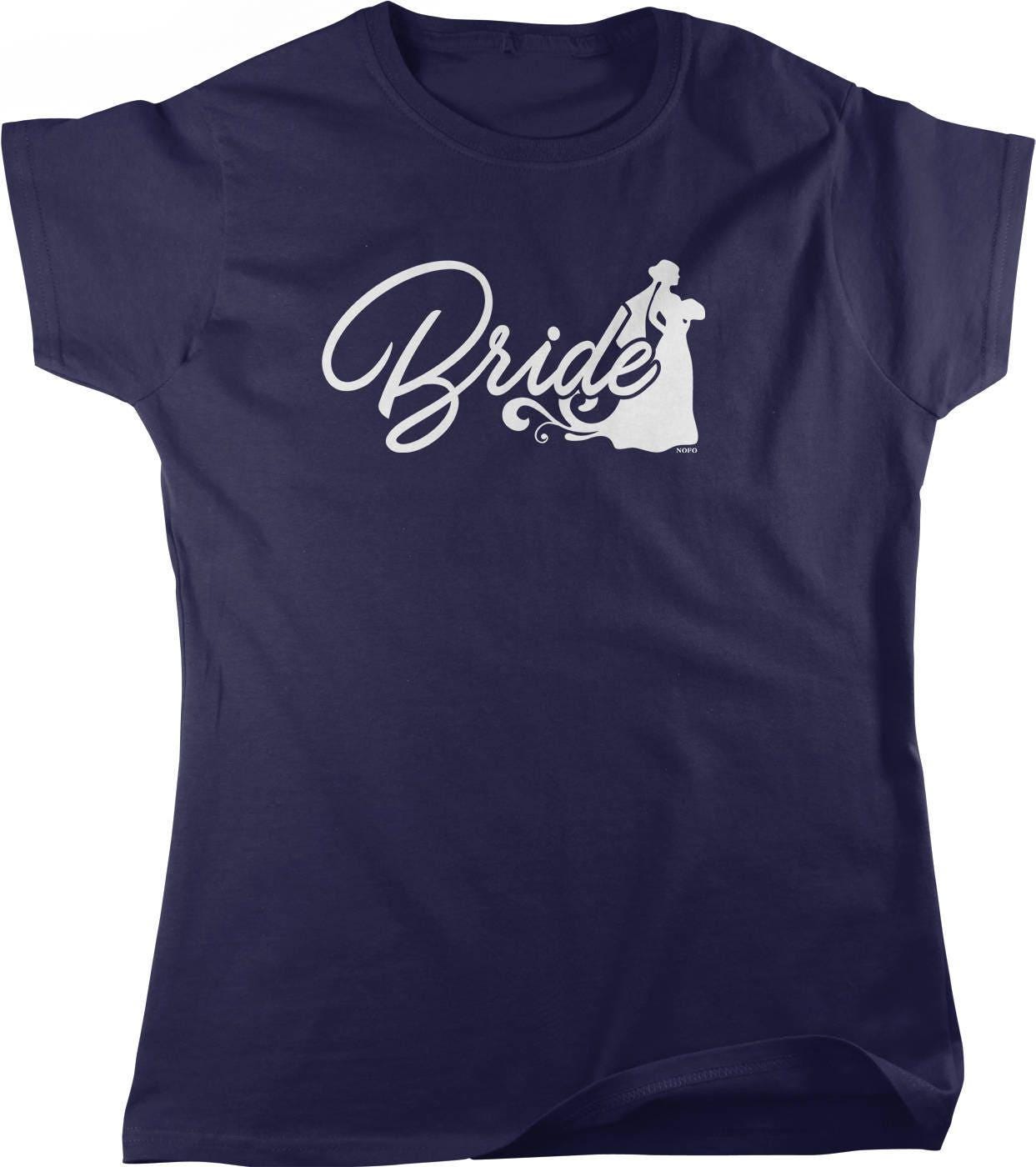 Bride Silhouette Tee - Casual Bridal Shirt | Bachelorette Party Gift For Bride
