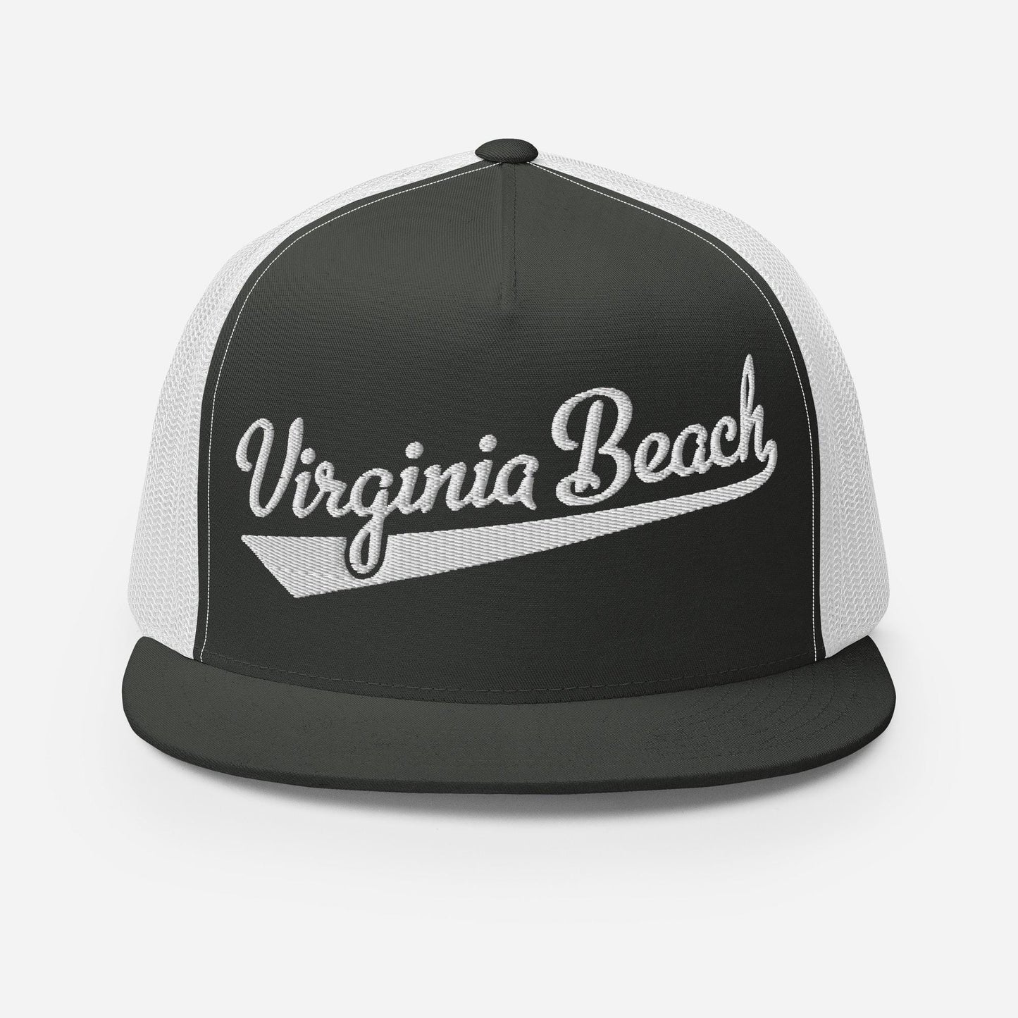 Snapback Trucker Hat – Virginia Beach Mesh Back Cap With Custom Thread Colors