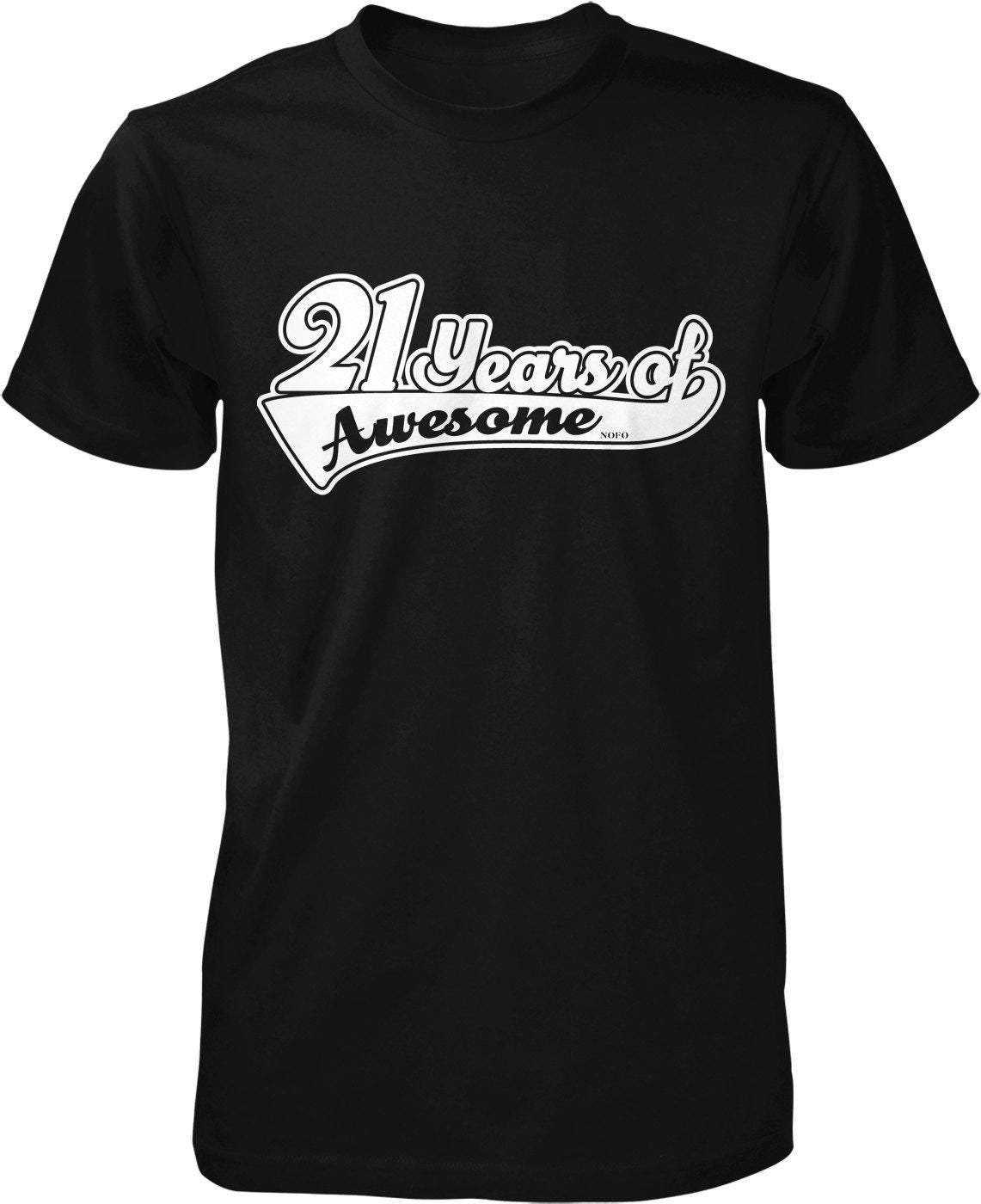 Birthday Drinking Tee - 21 Years Shirt | Durable Cotton, Unisex Birthday Shirt