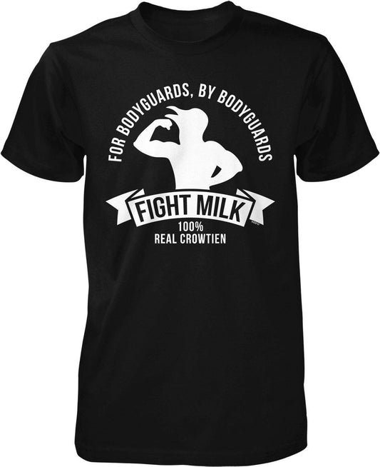 Fight Milk T-shirt – Men’s Graphic Tee with Pre-Shrunk Cotton, Durable Casual Shirt