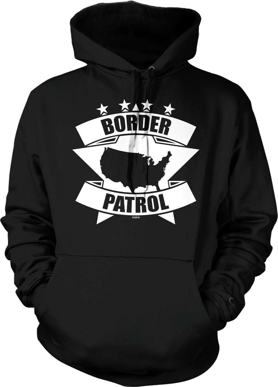 Patriotic Sweatshirt - USA Flag Hoodie With Pouch Pocket & Double Ply Design