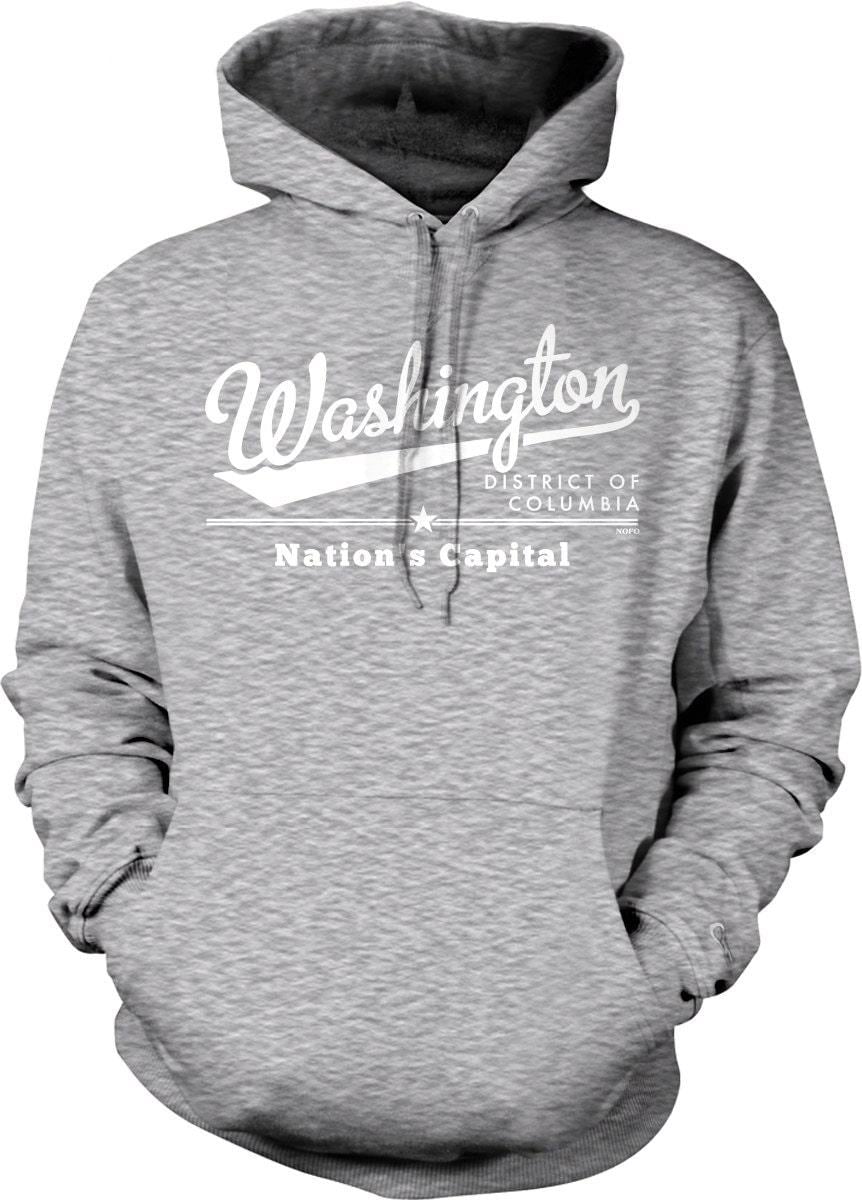 Capital City Hoodie - Urban Style DC Sweatshirt With Pouch Pocket & Durable Stitch
