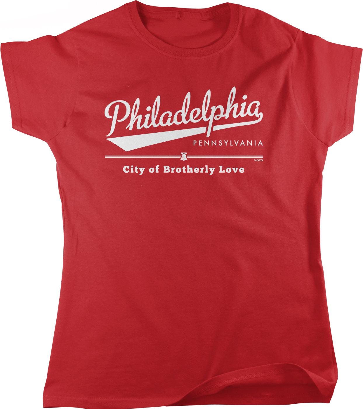 Philadelphia Women's T-Shirt - Soft Cotton Fabric Tee | Full Cut Casual Top