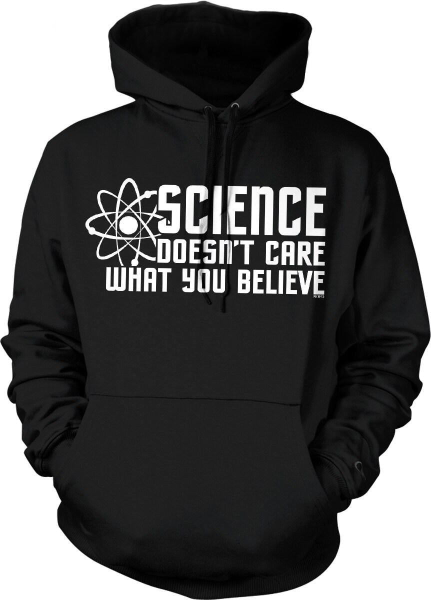 Science Hooded Sweatshirt – Cozy Science Hoodie with Double Ply Hood & Pre Shrunk Fabric