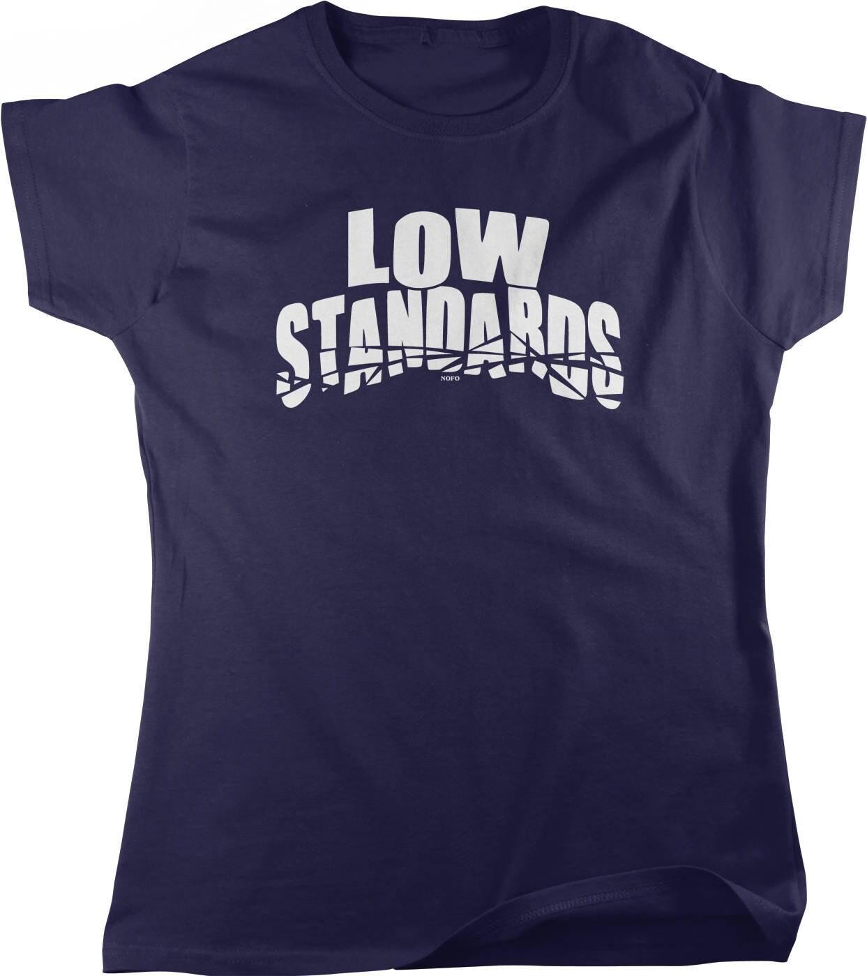 Casual Women's Tee - Low Standards Soft Cotton Shirt | Relaxed Fit, Full Cut T-Shirt
