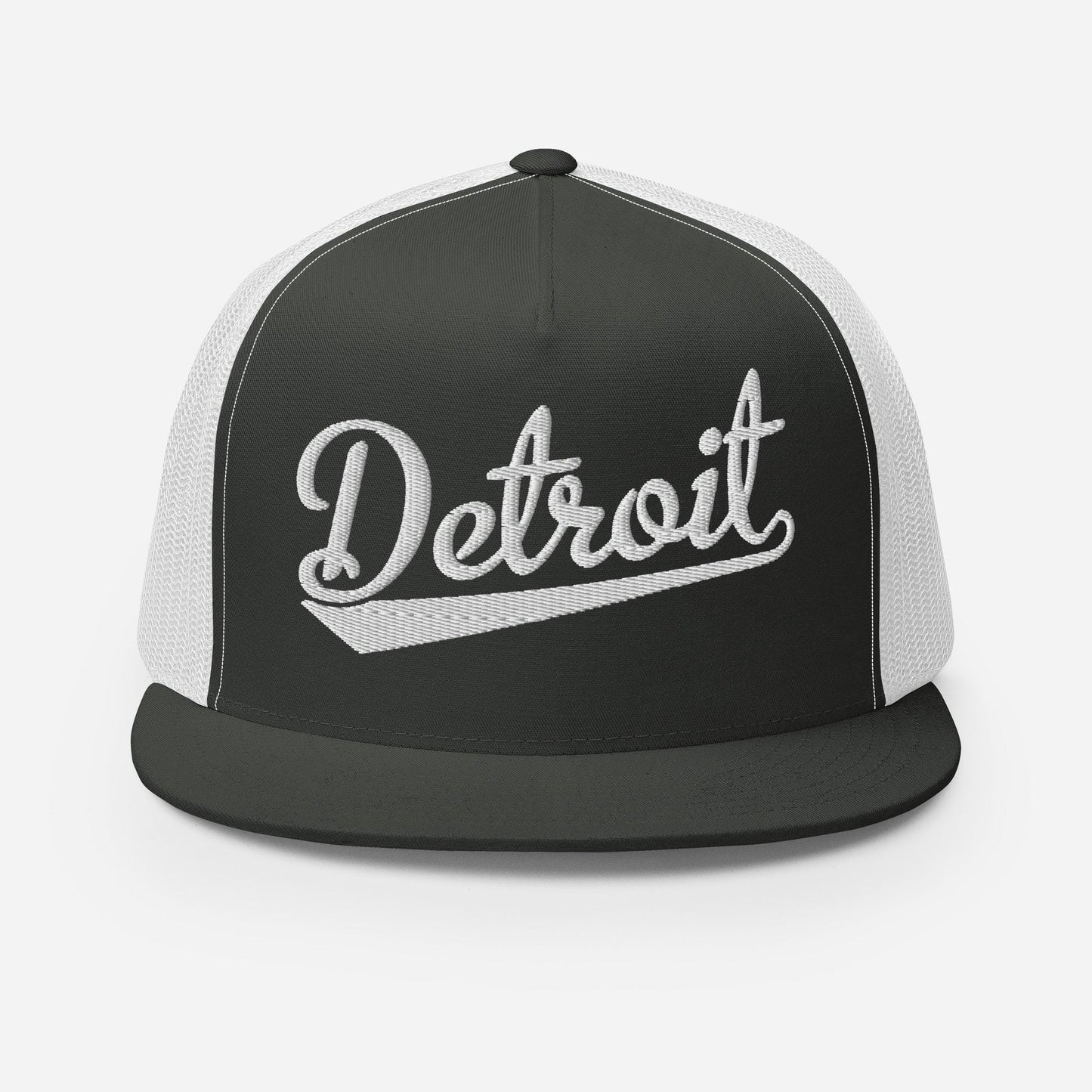 Detroit Snapback Hat – Five Panel Hat With Breathable Mesh & Custom Thread Colors
