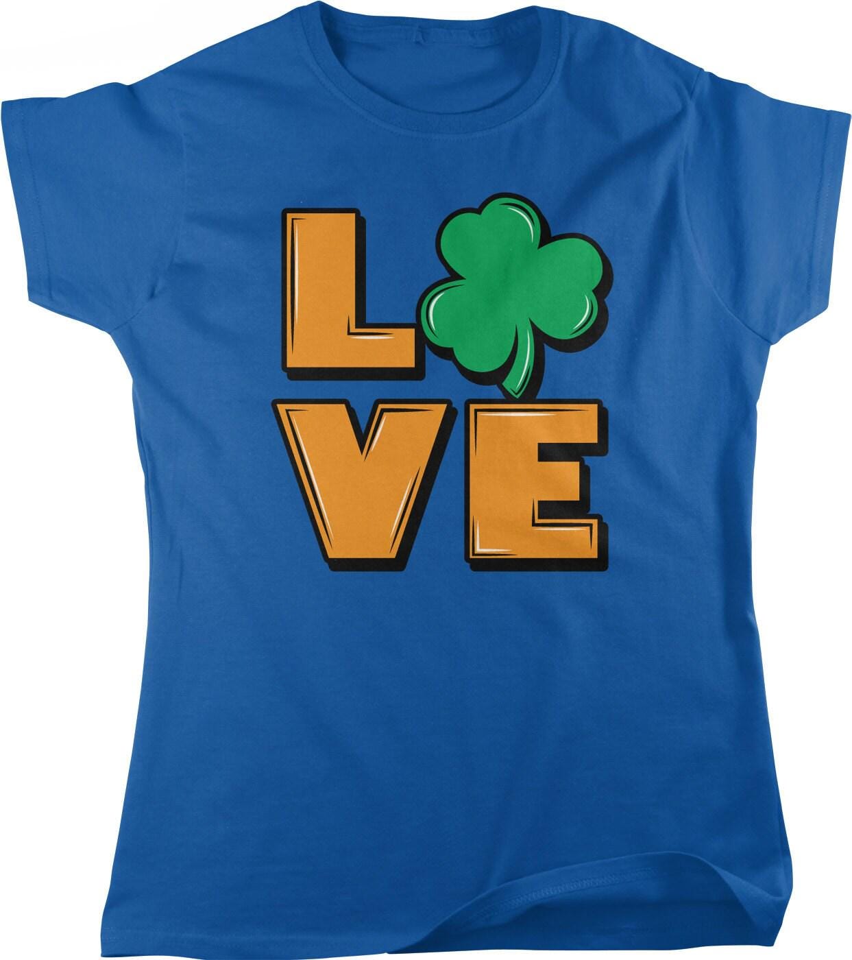 Shamrock T-Shirt – Women's Irish Pride Tee With Celtic Clover Design