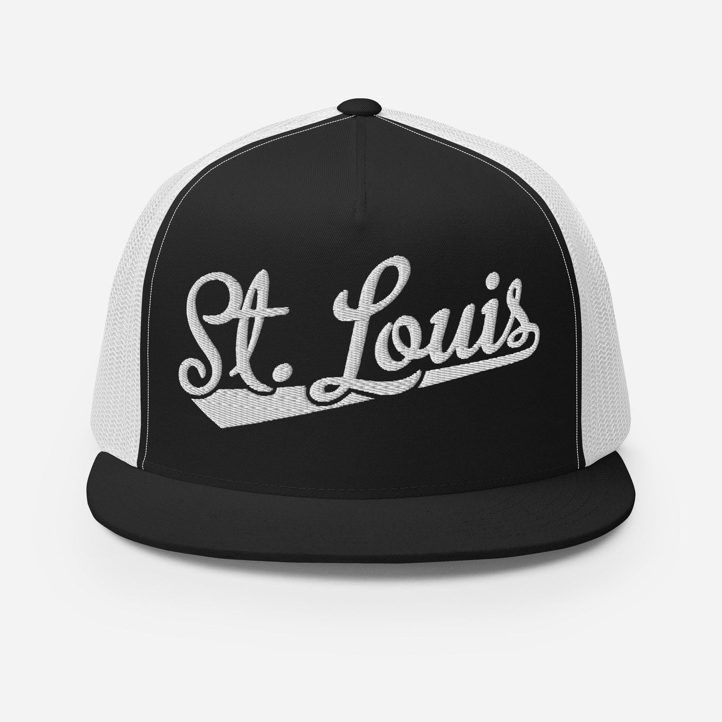 Snapback Trucker Hat – St Louis Baseball Cap With Breathable Mesh Back & Cotton Front Panel