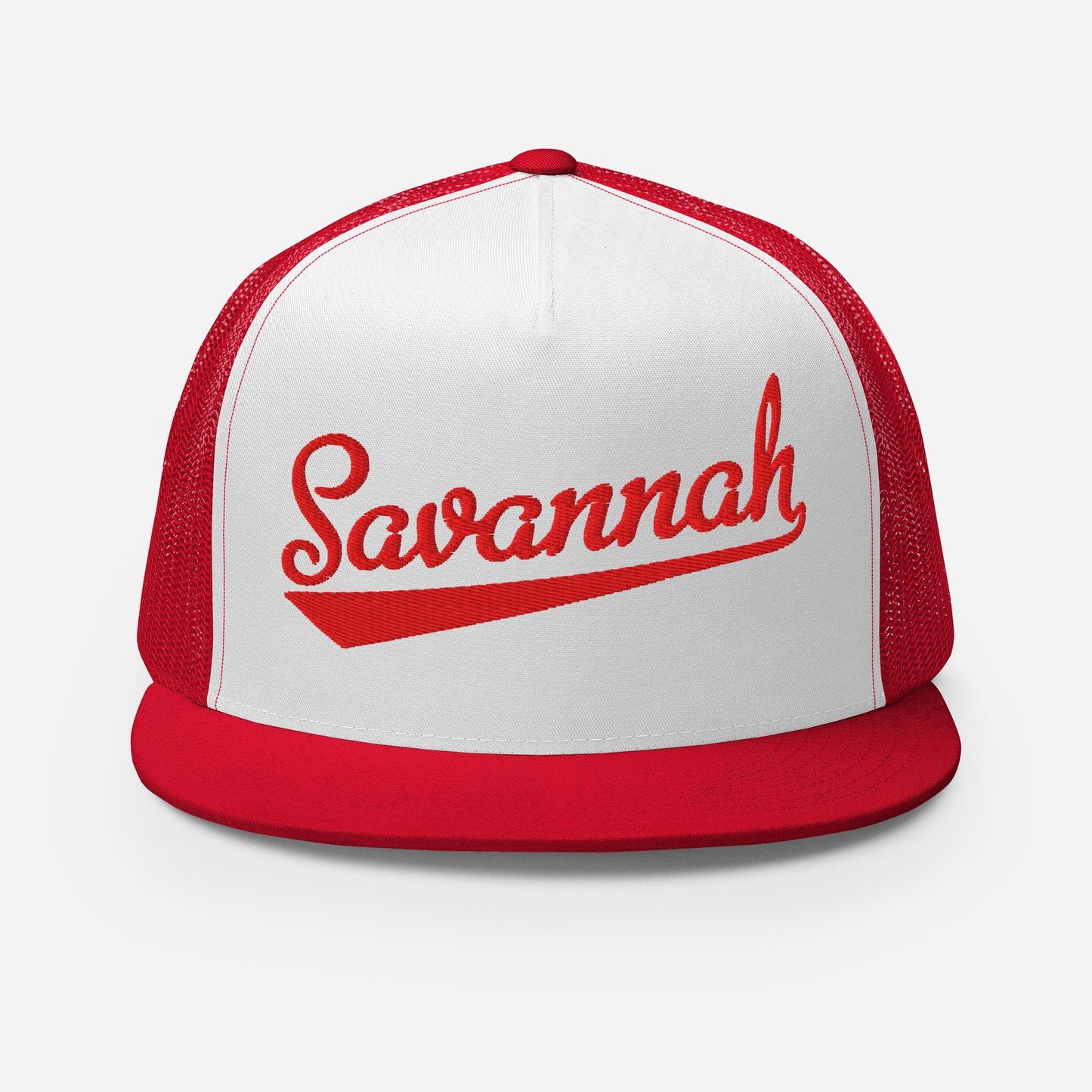 Snapback Trucker Hat - 6 Panel Cotton Front Panel With Polyester Mesh Back