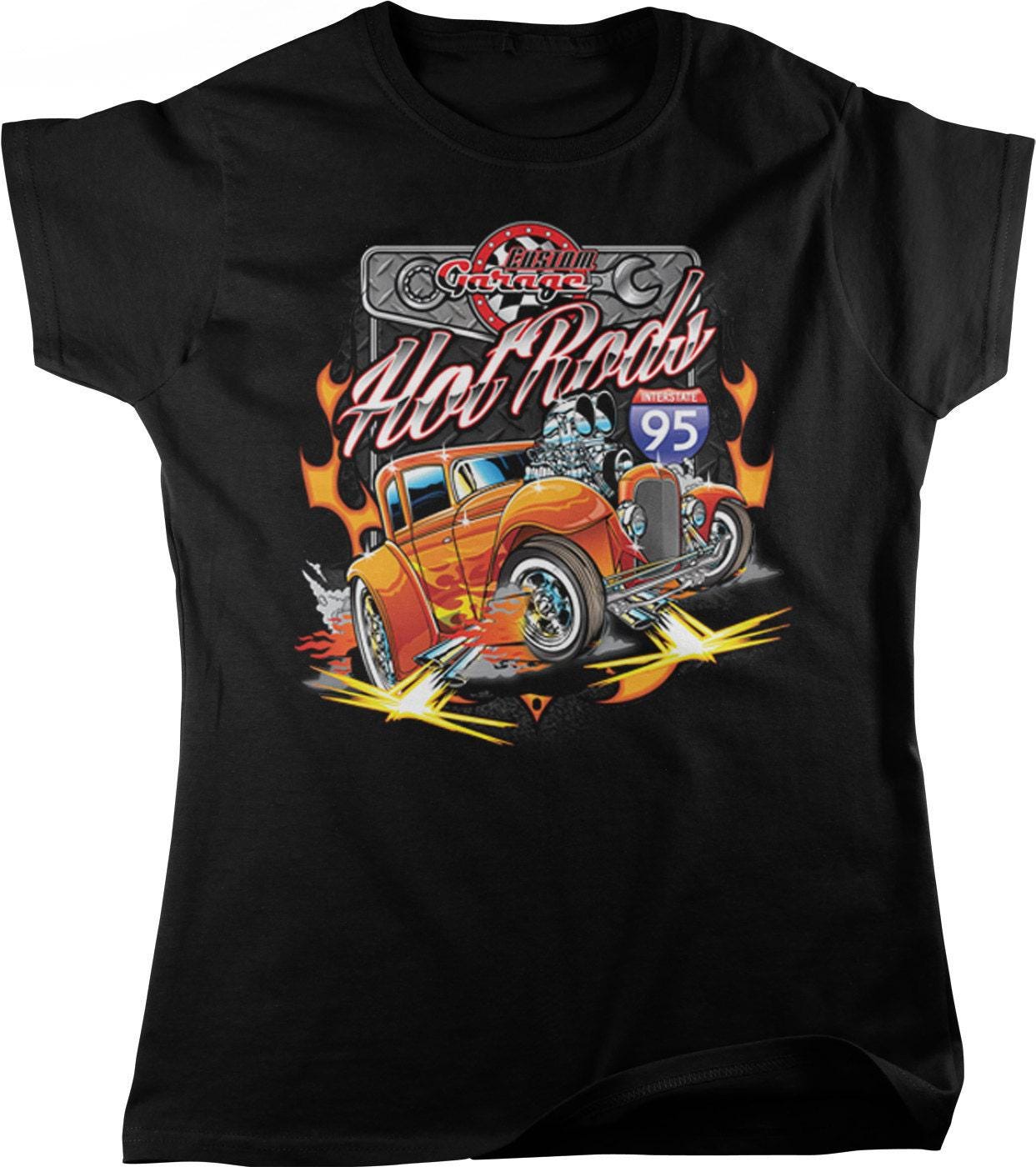Interstate 95 Women's T-Shirt – Vintage Car Shirt | Soft Cotton Tee, Durable Hemmed Sleeves