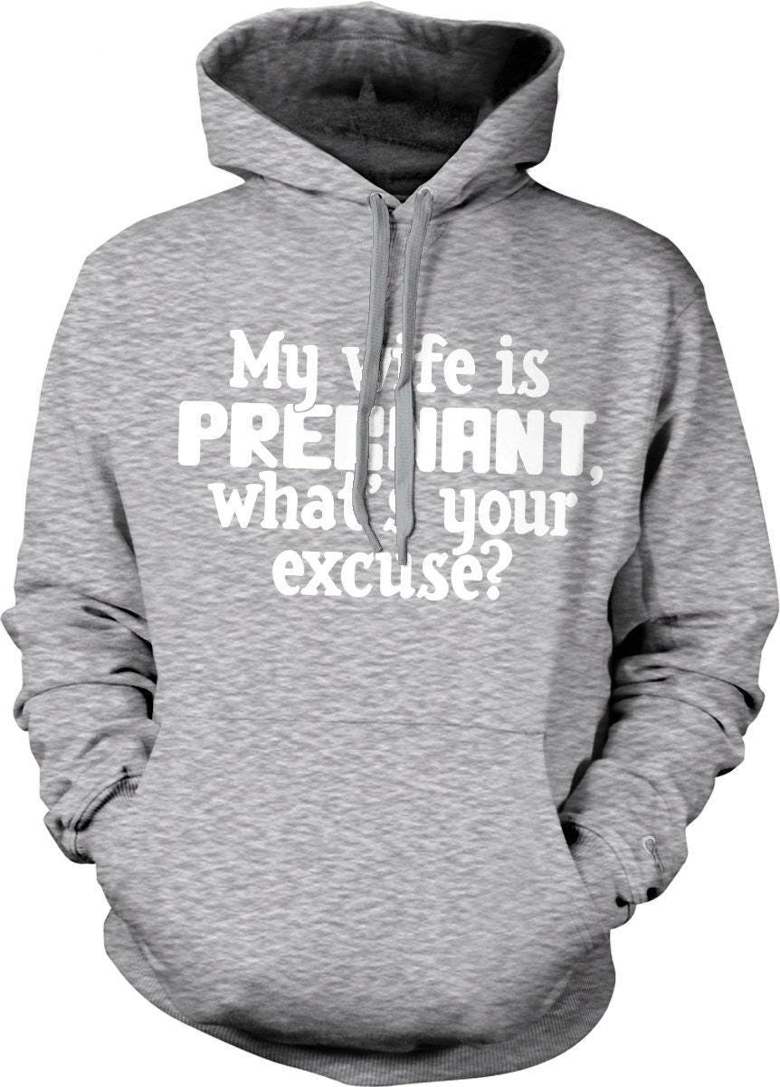 Humor Pregnancy Hoodie – Unisex Casual Hoodie With Adjustable Draw Cord & Soft Cozy Apparel