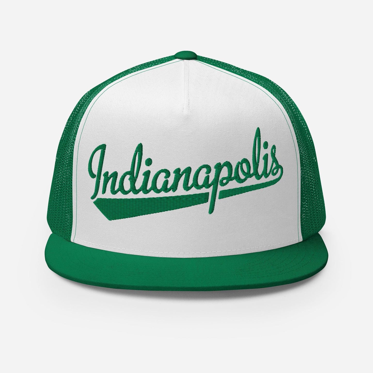 Indianapolis Snapback Trucker Hat - Five Panel Cap With Mesh Back & Flat Bill Snapback