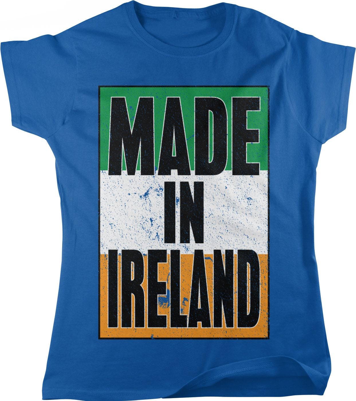 Irish Flag T-Shirt - Women's Soft Cotton Tee | St Patricks Day Apparel