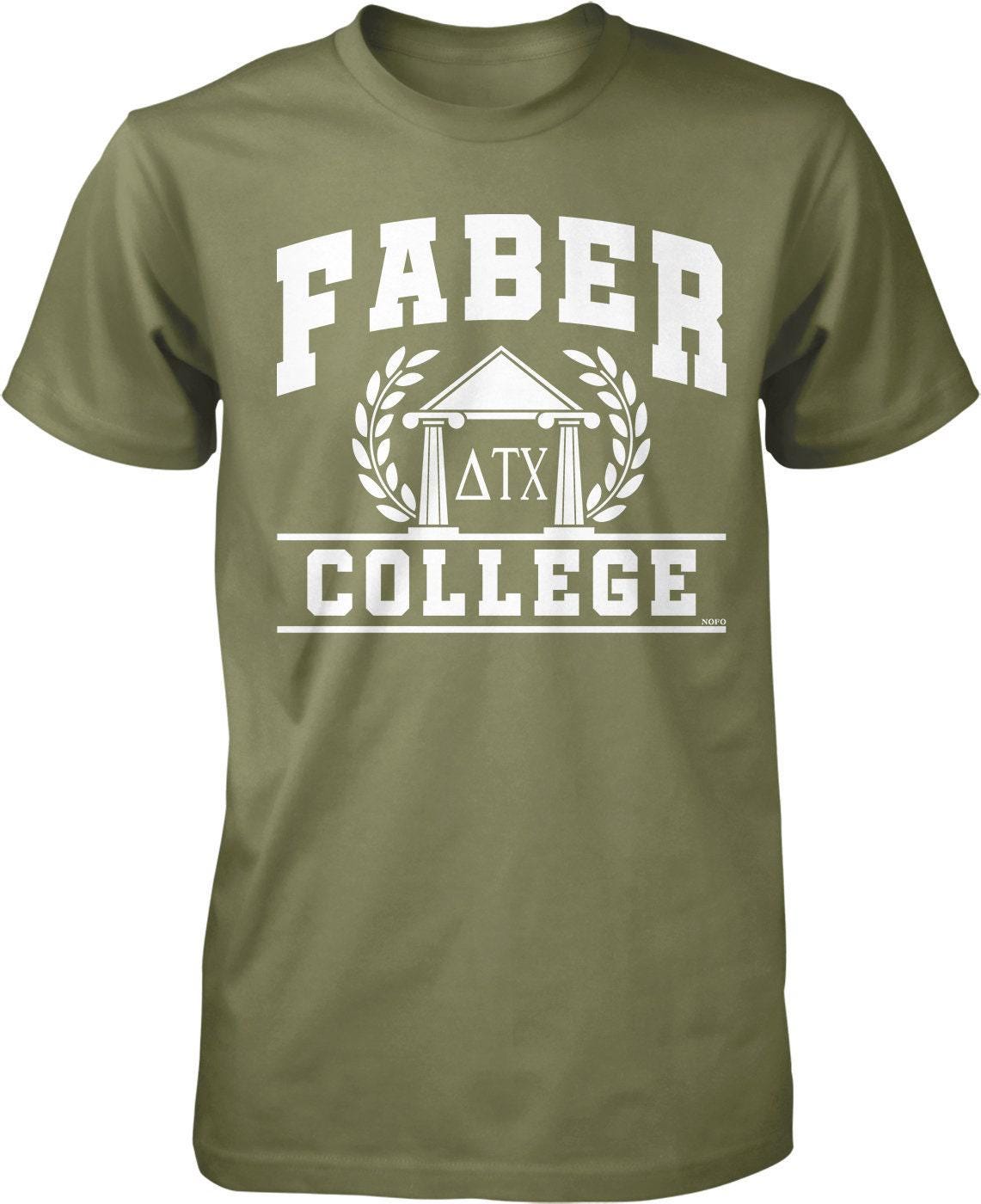 Delta Tau Chi T-Shirt – Men's College Shirt With Pre-Shrunk Cotton, Light Gray