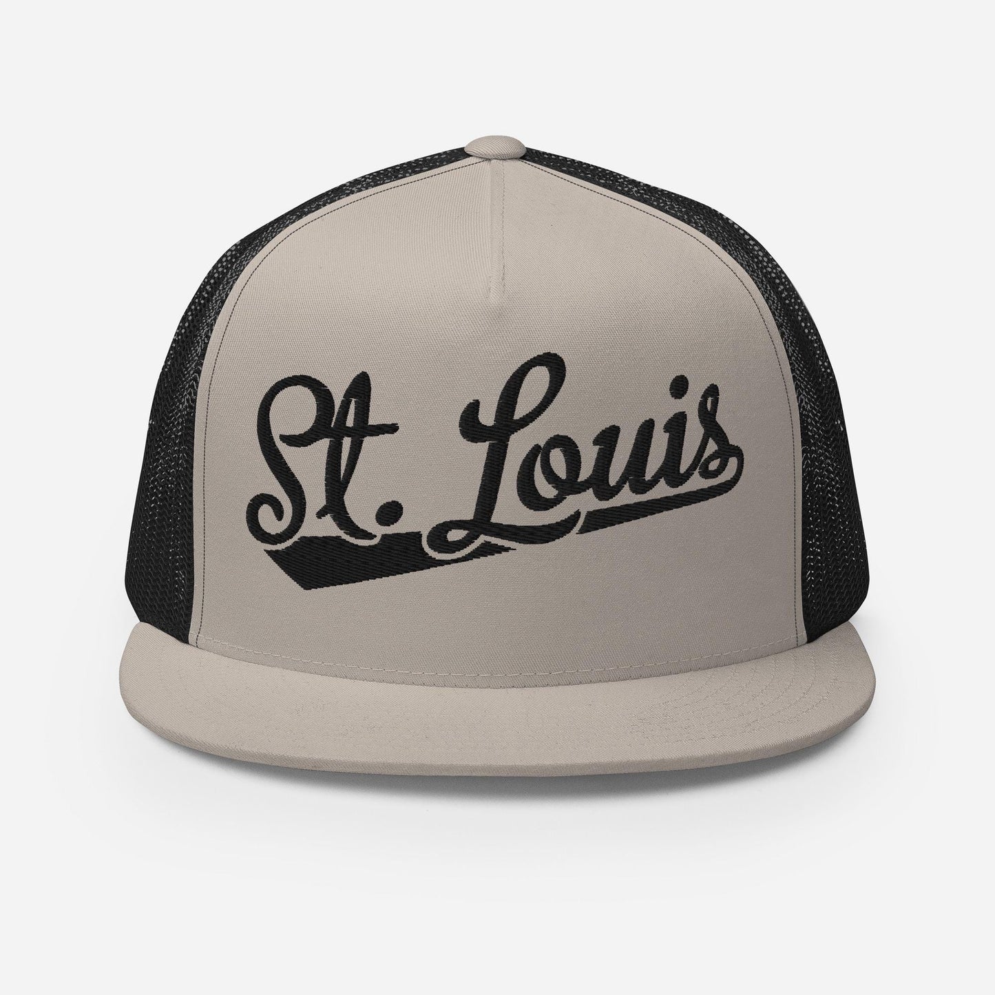 Snapback Trucker Hat – St Louis Baseball Cap With Breathable Mesh Back & Cotton Front Panel