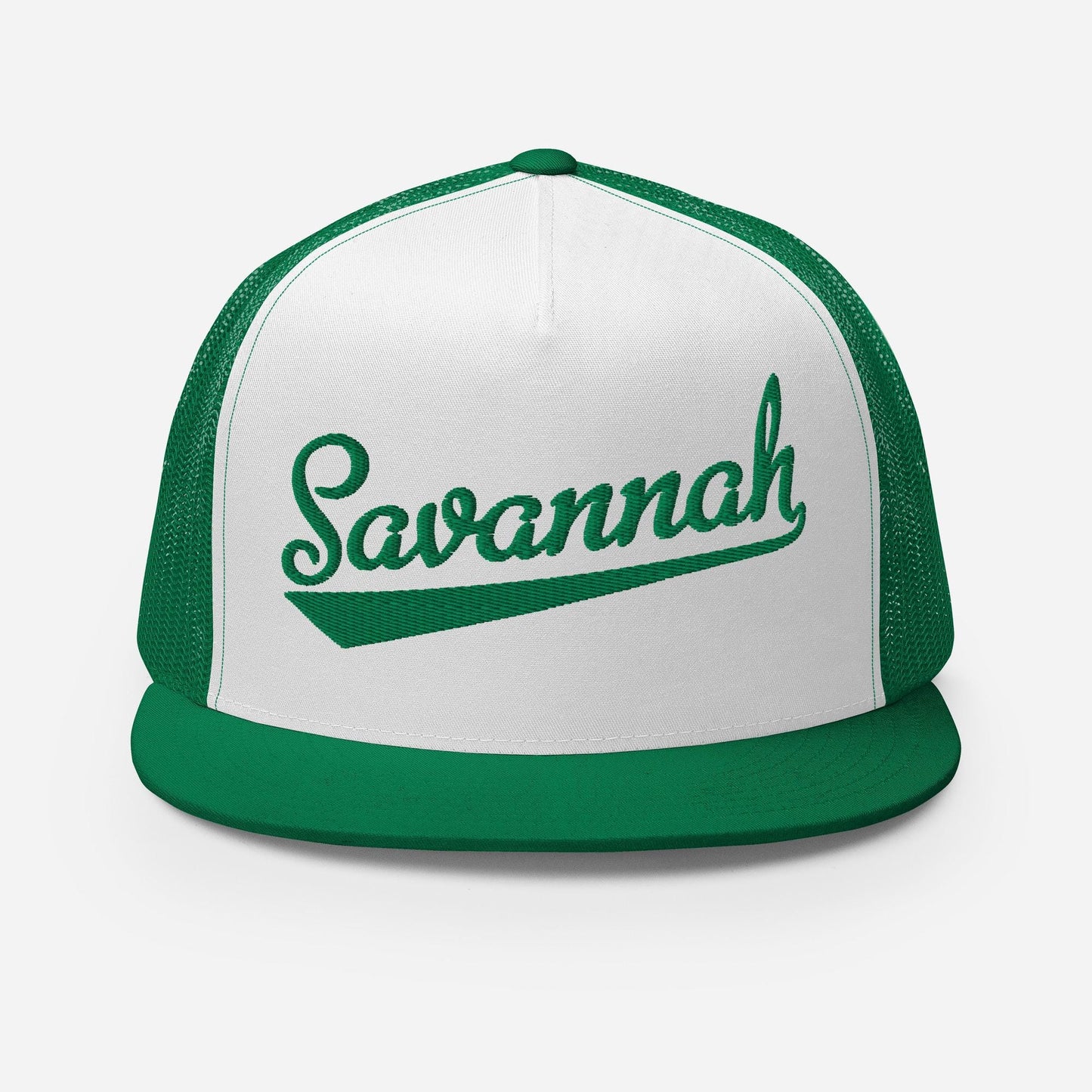 Snapback Trucker Hat - 6 Panel Cotton Front Panel With Polyester Mesh Back
