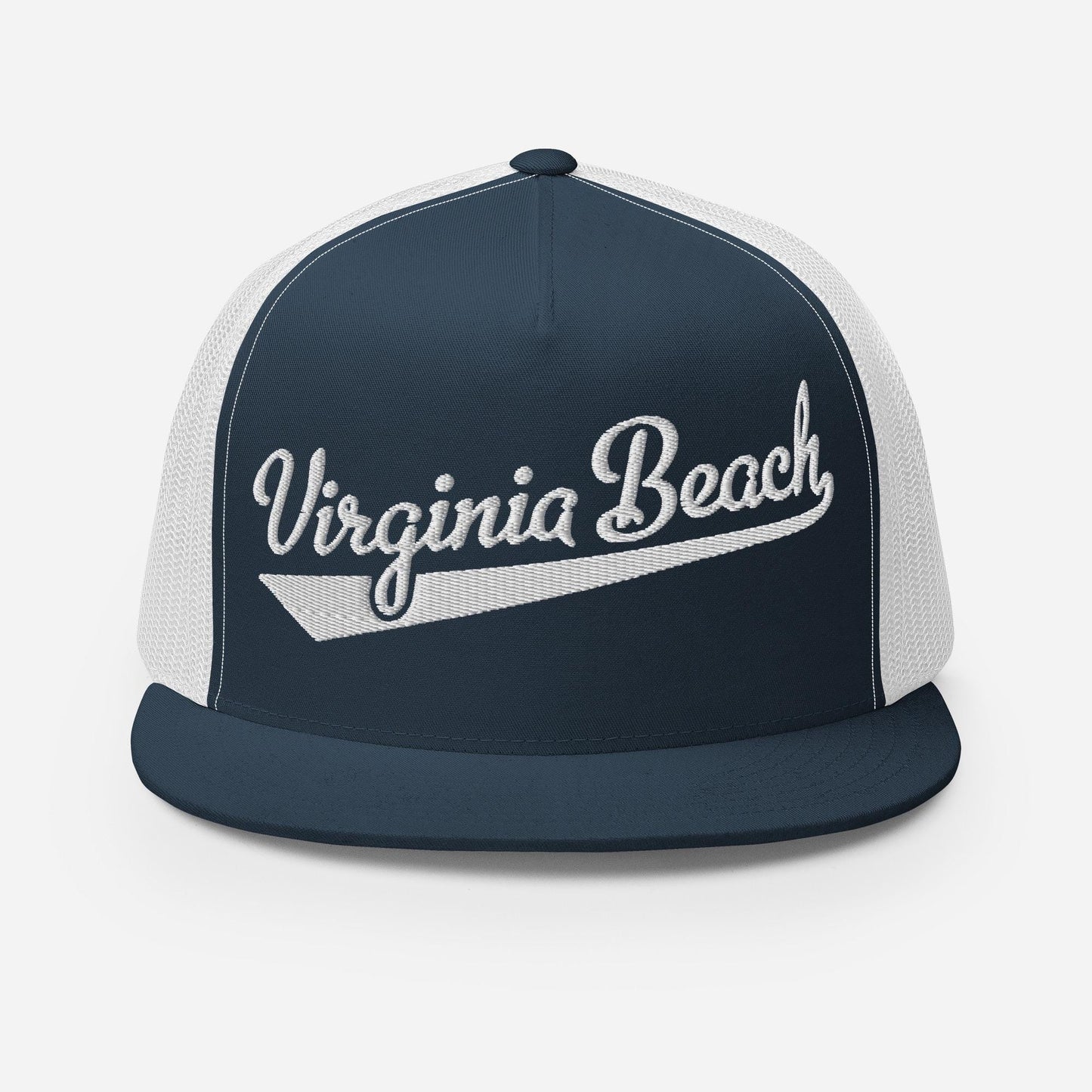 Snapback Trucker Hat – Virginia Beach Mesh Back Cap With Custom Thread Colors