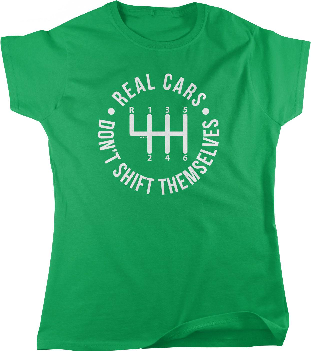 Women's Cotton T-Shirt - Full Cut Tee | Light Gray Shirt With Seamless Rib Collar