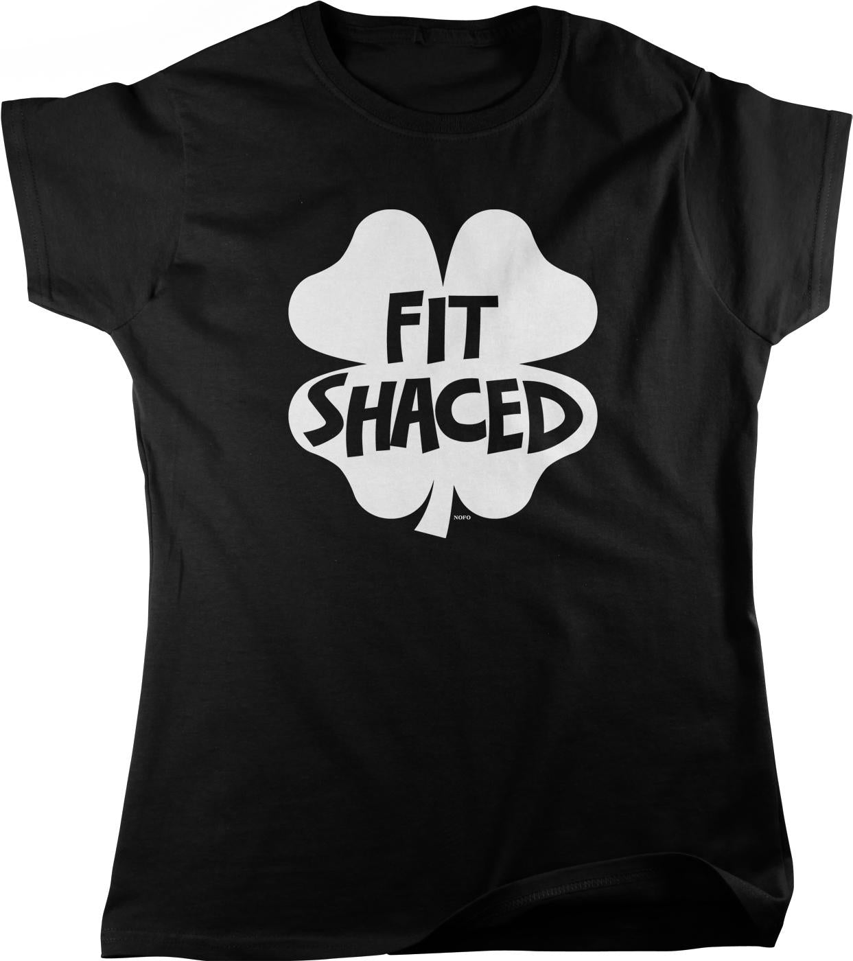 A black t-shirt with a white graphic design on it.