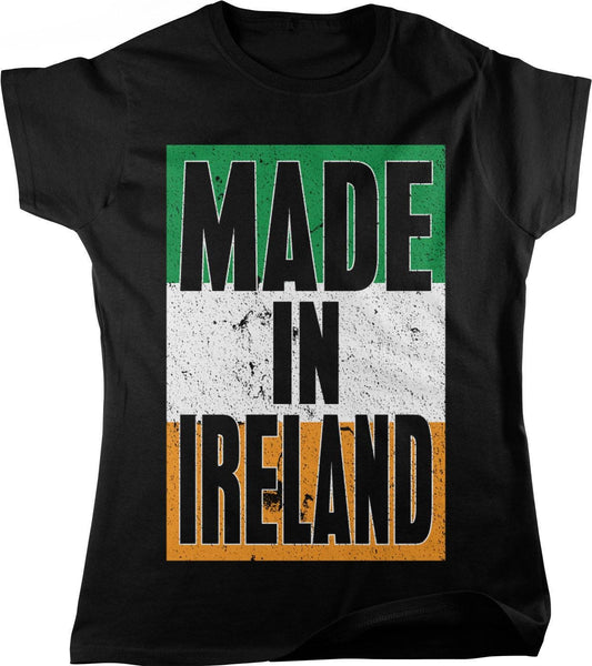 Irish Flag T-Shirt - Women's Soft Cotton Tee | St Patricks Day Apparel