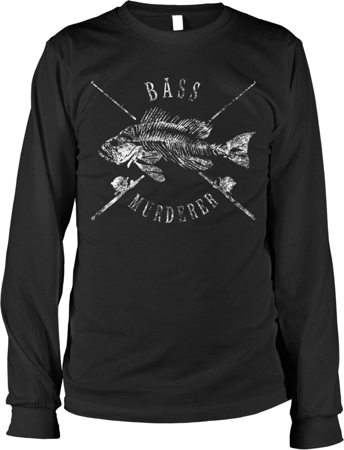 Men's Long Sleeve Shirt – Bass Fishing Shirt With Durable Cotton & Taped Neck