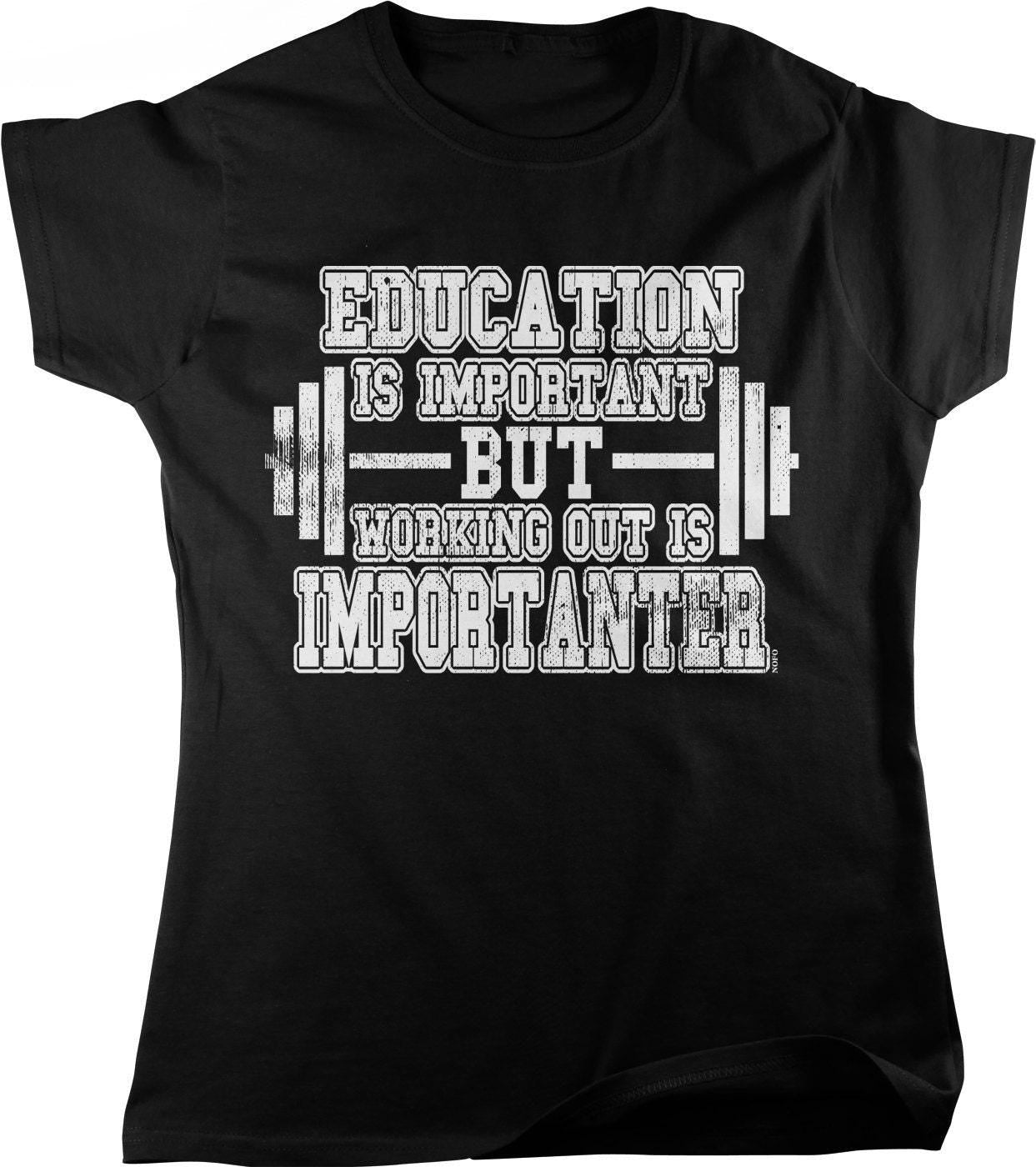 Motivational Women's T-Shirt - Funny Fitness Tee With Strength And Humor