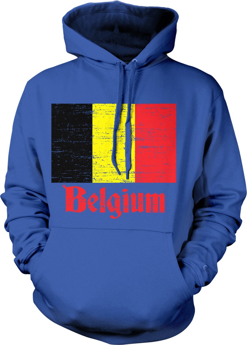 Belgian Flag Hoodie – Red Devils Sweatshirt | Unisex Soccer Fan Apparel