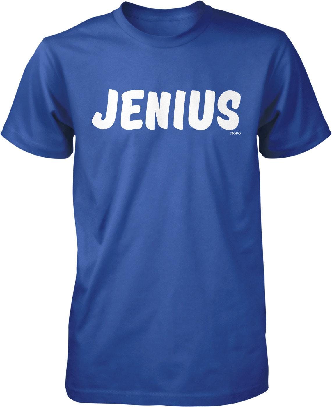 Men's Cotton T-Shirt – Funny Grammar Jenius Shirt | Durable Pre-Shrunk Cotton Tee