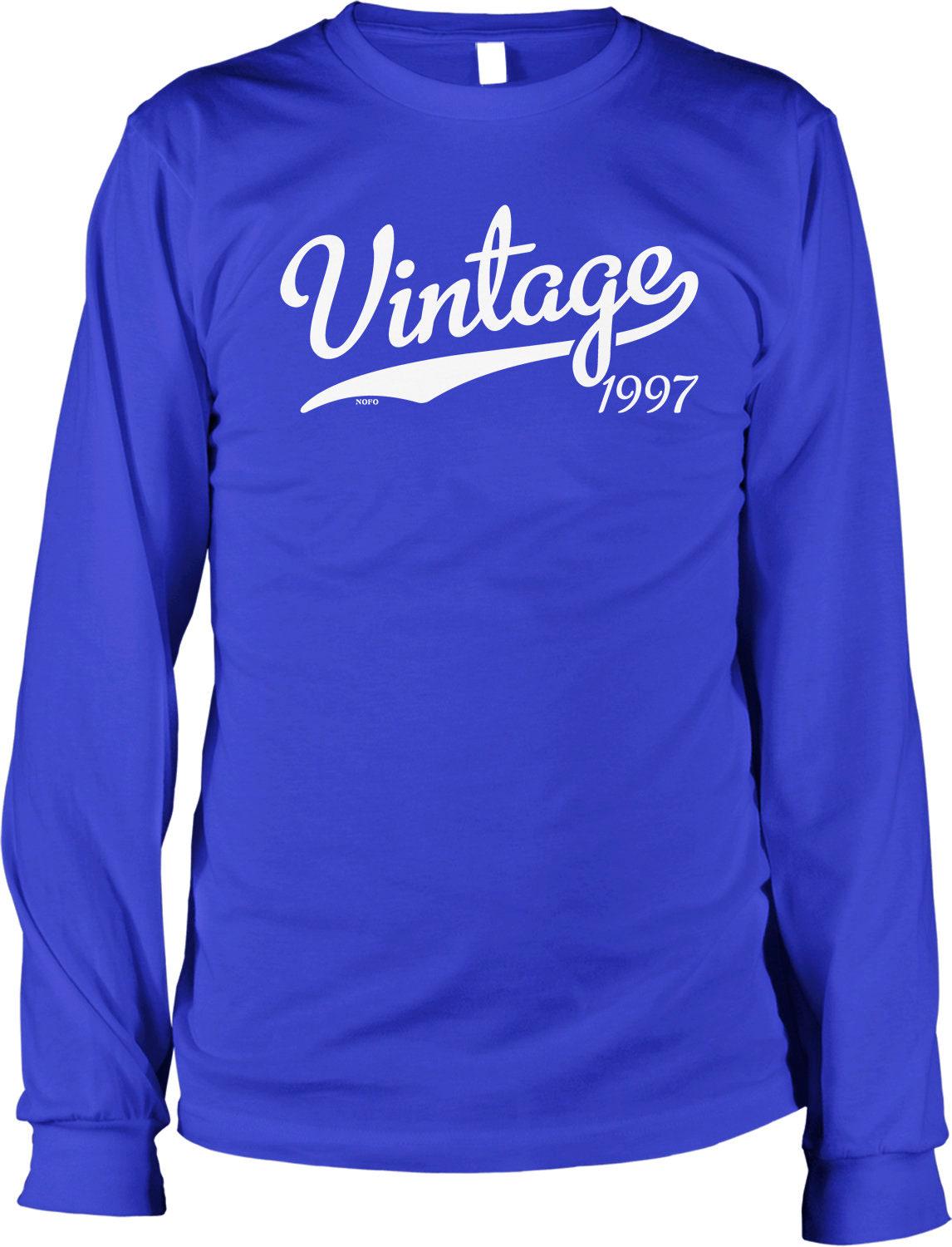 Vintage Long Sleeve Shirt – Mens Cotton 1997 Shirt With Comfortable Fit & Durable Casual Wear