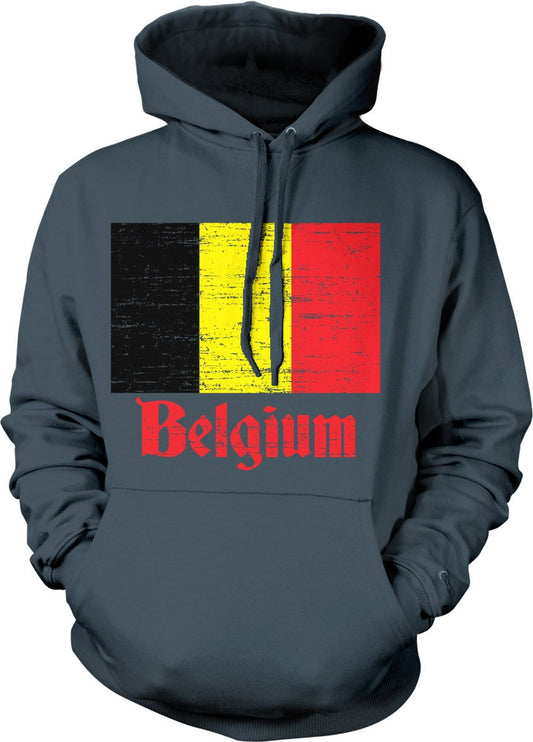 Belgian Flag Hoodie – Red Devils Sweatshirt | Unisex Soccer Fan Apparel