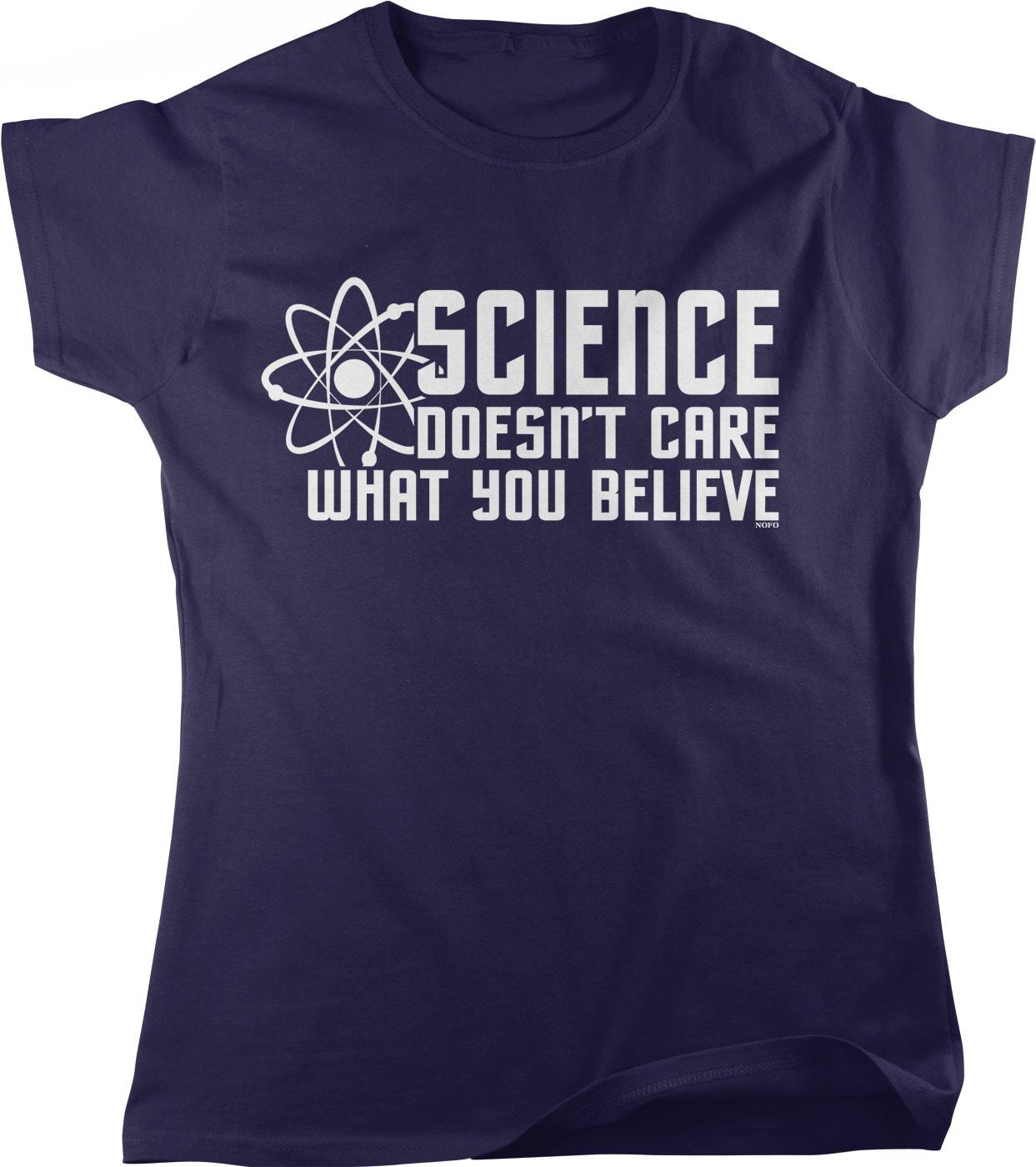 Science Women's T-Shirt – Breathable Cotton, Full Cut Fit, Inquiry Spirit Tee