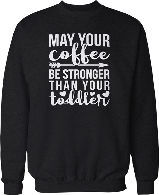 Coffee Toddler Sweatshirt – Unisex Cozy Pullover With Double Ply Hood & Pill Free Fabric