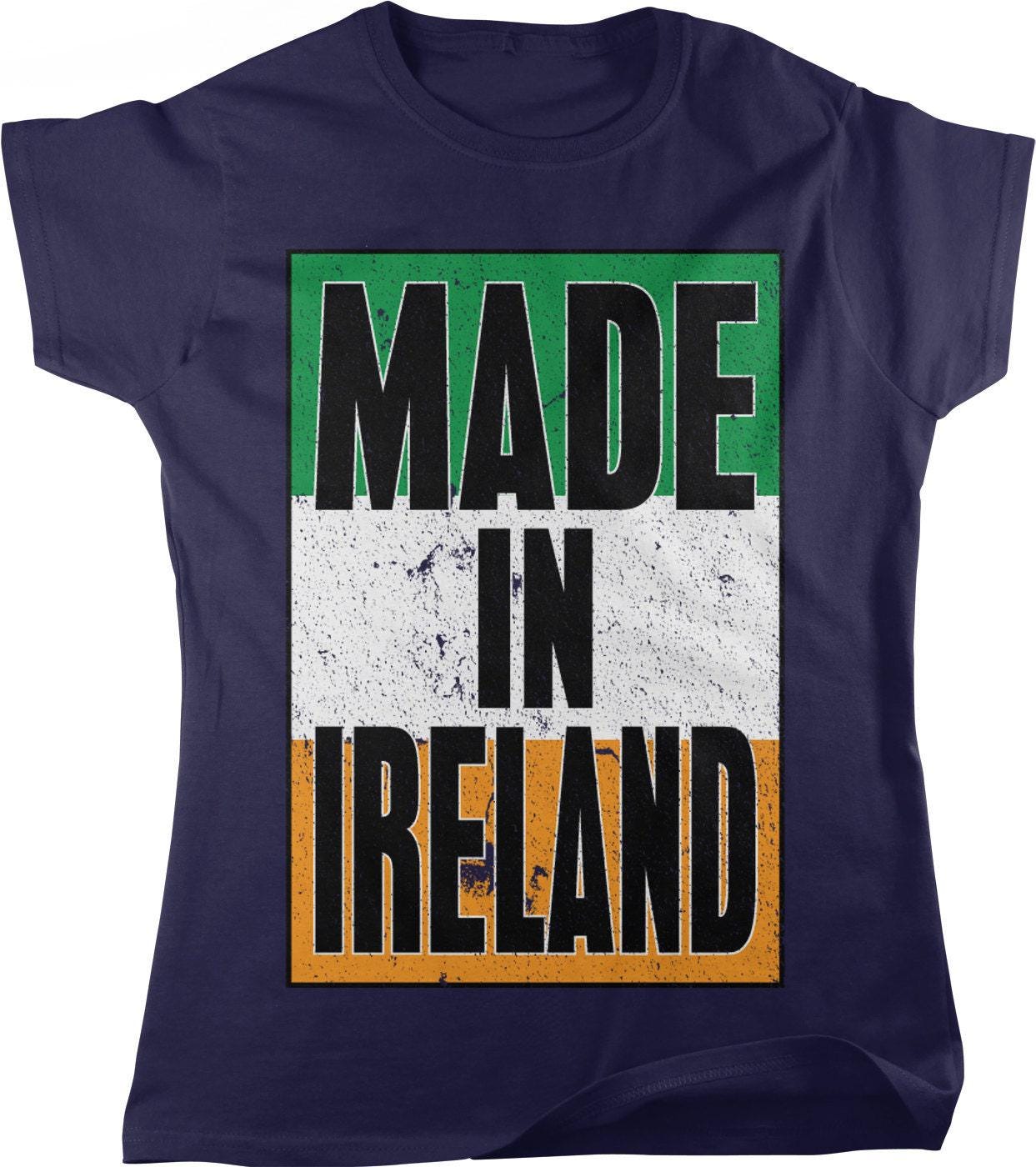 Irish Flag T-Shirt - Women's Soft Cotton Tee | St Patricks Day Apparel