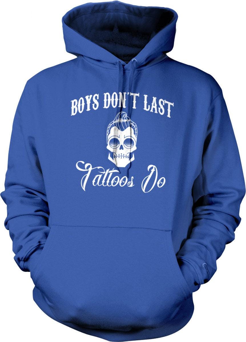 Tattoos Do Hooded Sweatshirt - Vintage Tattoo Hoodie With Soft Cotton Blend