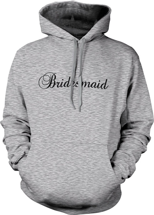 Bridesmaid Hooded Sweatshirt - Cozy Bachelorette Party Hoodie With Pouch Pocket