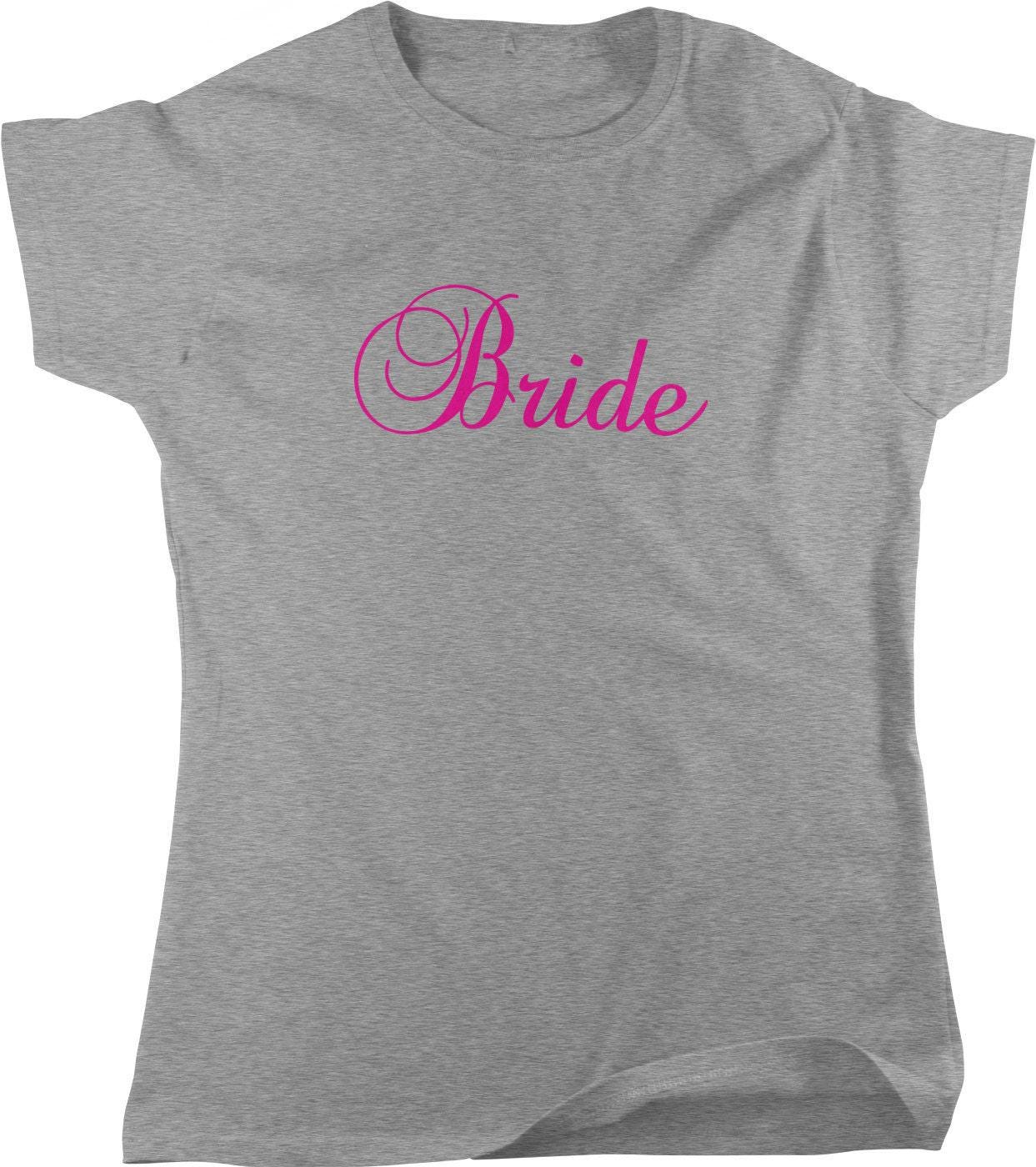 Pink Bride T-Shirt – Comfortable Wedding Women's Tee For Bachelorette Party