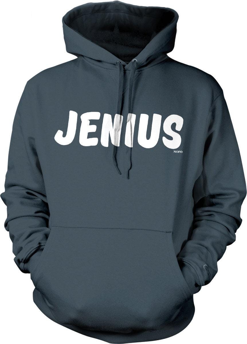 Smart Grammar Hoodie - Cotton Blend Jenius Sweatshirt With Pouch Pocket & Double Ply Hood