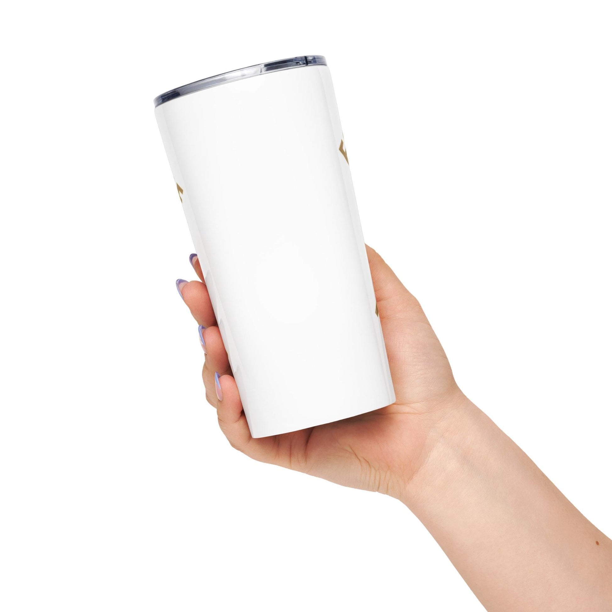 Tapered stainless steel tumbler