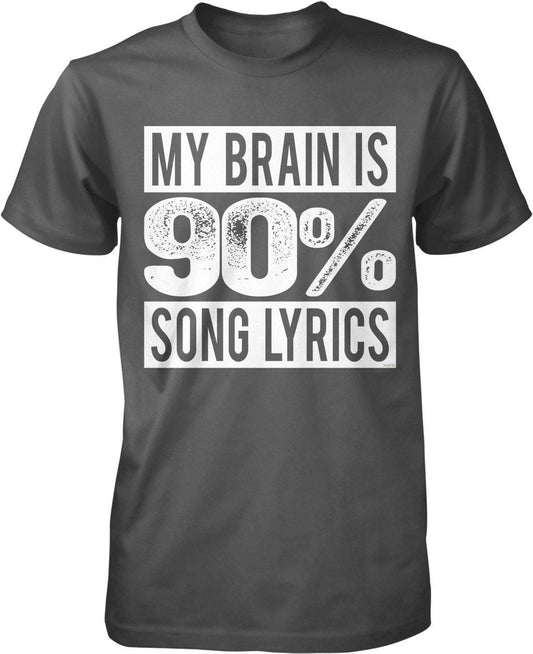 Song Lyrics T-Shirt - Music Lover Tee | Comfort Fit Cotton Blend Shirt