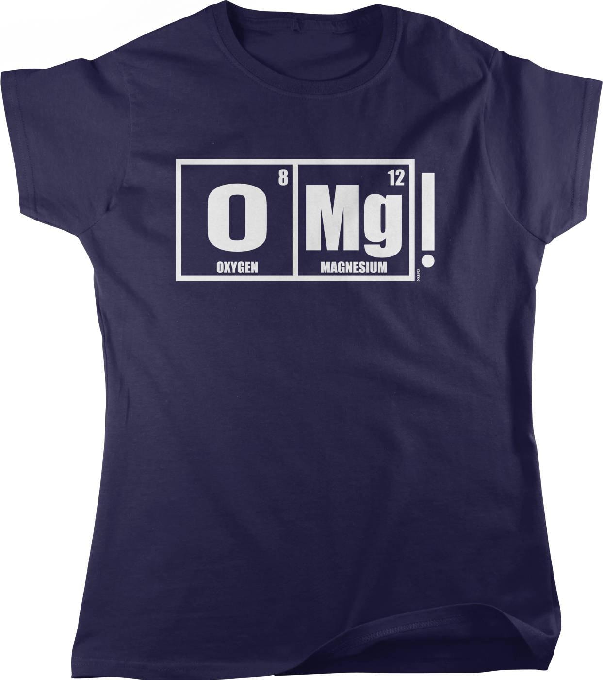 Women's Cotton T-Shirt – Full Cut Magnesium Oxygen Tee | Pre Shrunk Cotton, Machine Washable