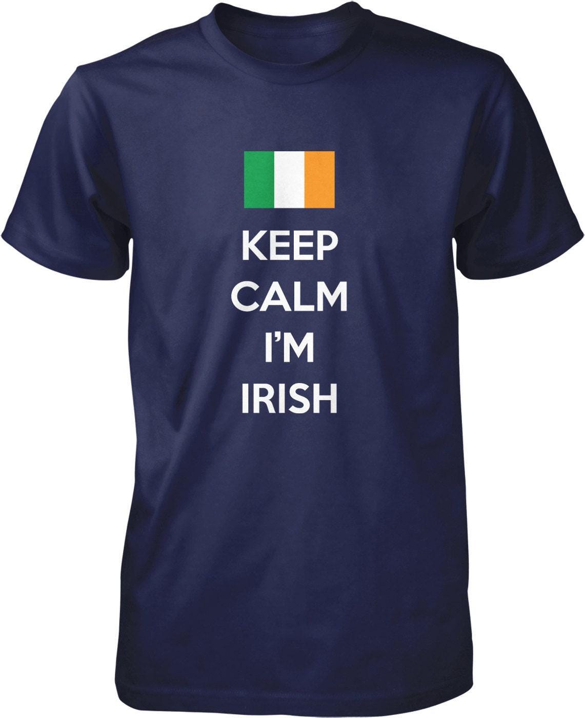 Men's Irish T-Shirt - Soft Cotton Tee With Clover Graphic | St Patricks Day
