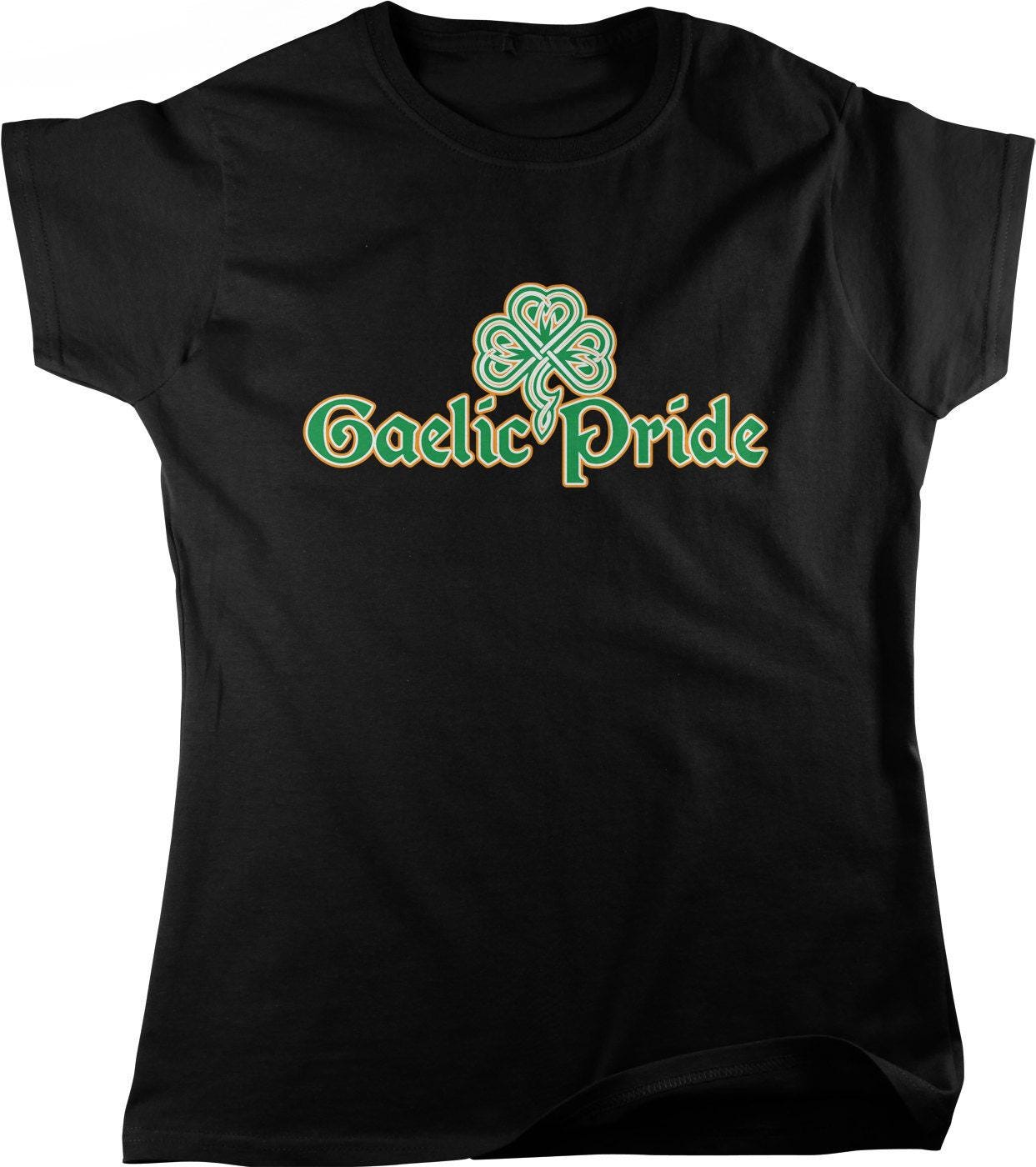 Women's Shamrock T-Shirt - Soft Cotton Tee | Gaelic Pride Apparel, Lucky Clover Shirt