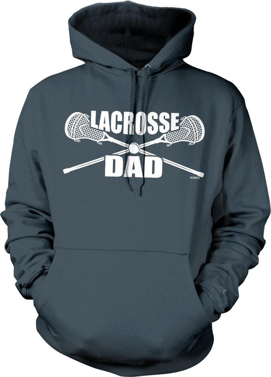 Lacrosse Dad Hoodie – Cozy Hooded Sweatshirt with Double Ply Hood & Pouch Pocket