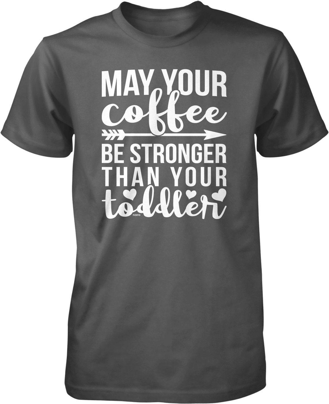 Men's Coffee T-Shirt - Funny Mom and Dad Shirt | Durable Pre Shrunk Cotton Tee