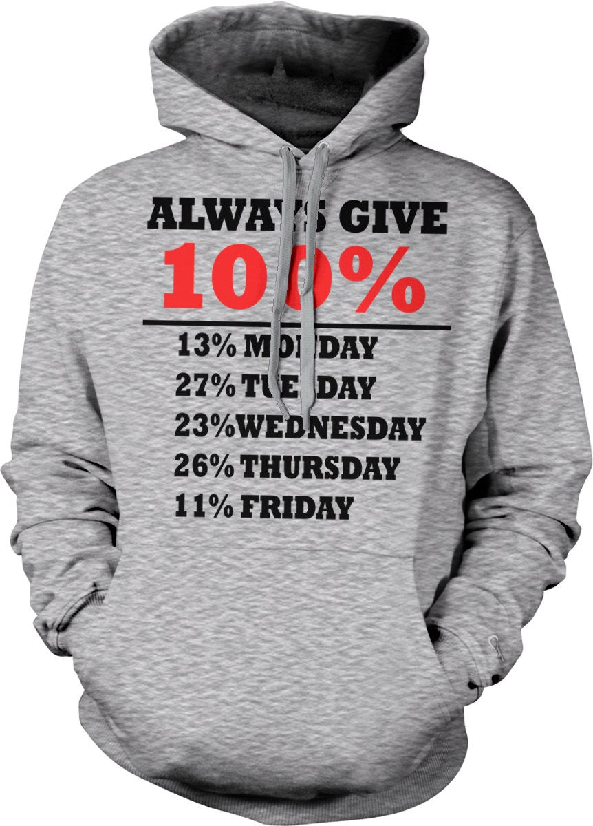 Hooded Sweatshirt – Work Week Hoodie With Double Ply Hood & Seamless Body Shirt