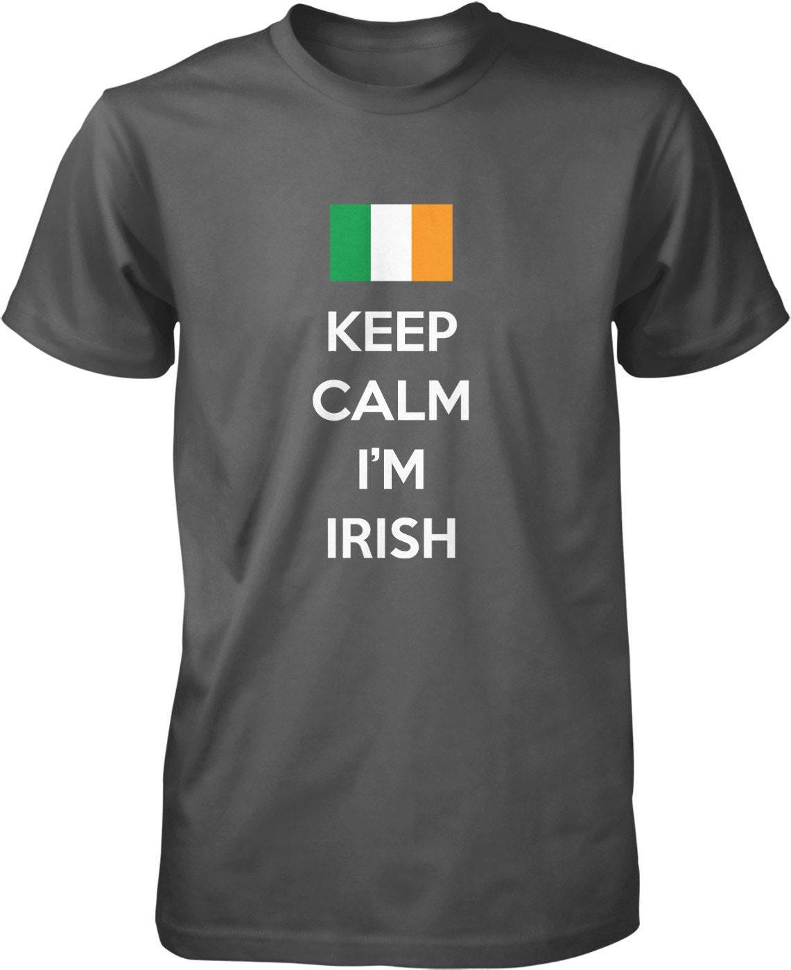 Men's Irish T-Shirt - Soft Cotton Tee With Clover Graphic | St Patricks Day