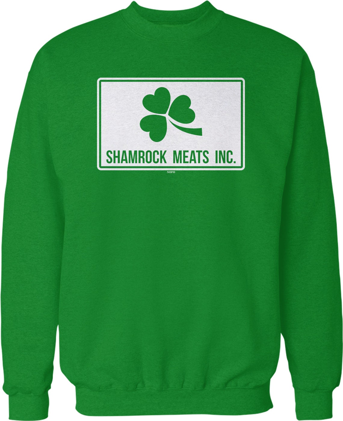 Shamrock Meats Inc Crew Neck Sweatshirt - Authentic Philly Pride Apparel | Classic Boxing Style