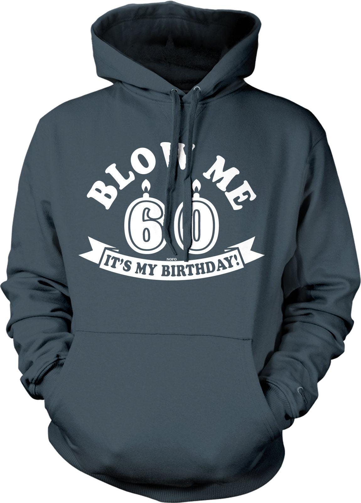 60th Birthday Sweatshirt – Vintage Style Hoodie With Double Ply Hood & Pouch Pocket