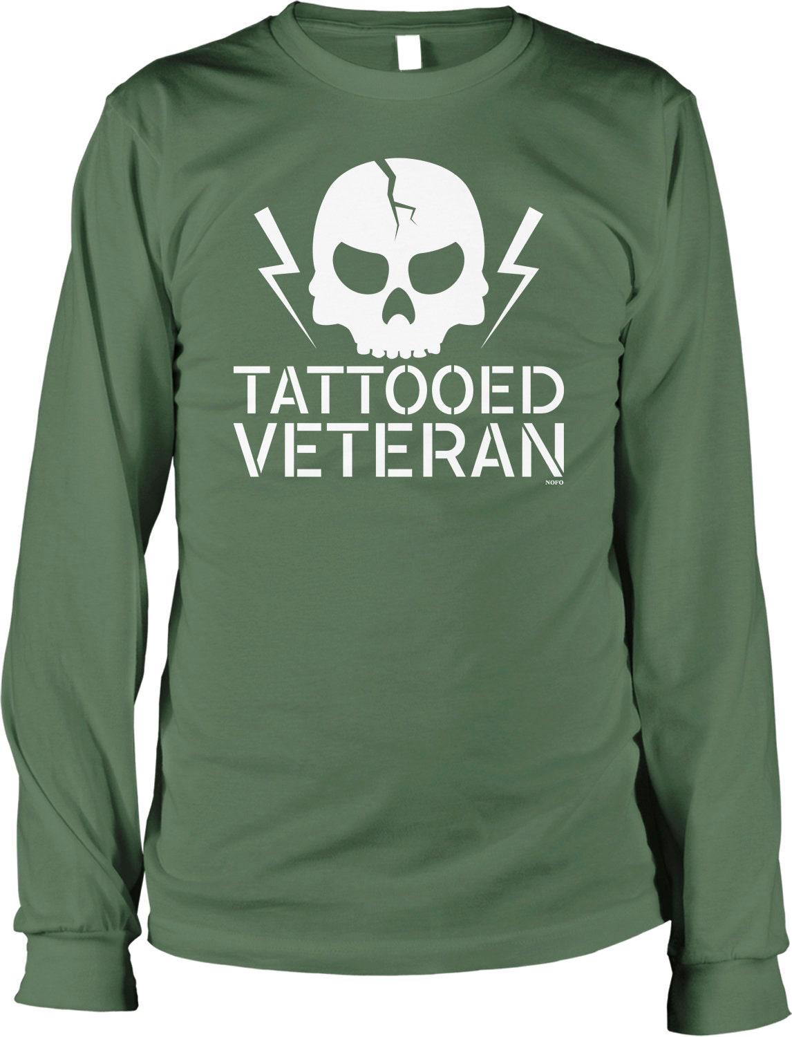 Support Our Troops Shirt - Patriotic Long Sleeve Cotton Durable Tee USA Flag